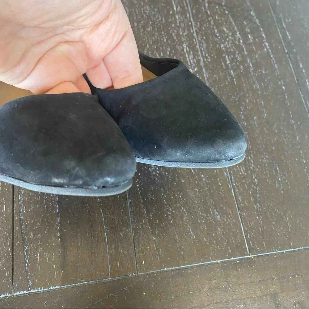 Blondo Waterproof Black Suede Wedge‎ Etta Pumps Size 8